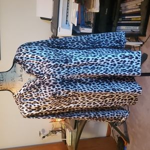 Croft & Barrow leopard print blouse. Size 2X